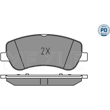 Meyle Bremsbelagsatz, Scheibenbremse MEYLE-PD: Advanced performance and design 025 248 6720/PD