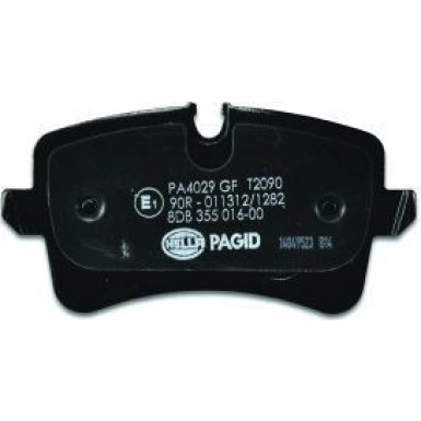 Hella Pagid | Bremsbelagsatz, Scheibenbremse | 8DB 355 016-001