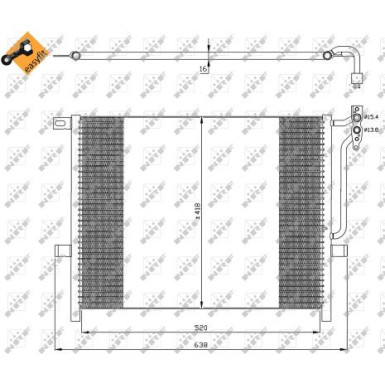35589 Kondensator, Klimaanlage EASY FIT