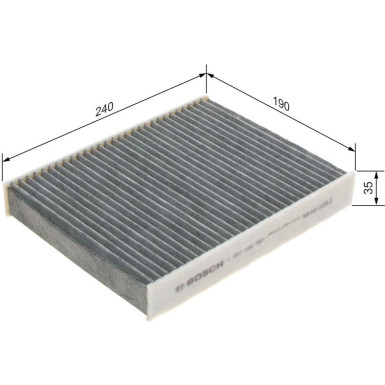 BOSCH 1 987 432 387 Innenraumfilter BOSCH 1 987 432 387 Innenraumfilter