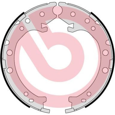 Brembo | Bremsbackensatz, Feststellbremse | S 28 519