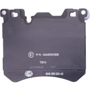 Hella | Bremsbelagsatz, Scheibenbremse | 8DB 355 020-431