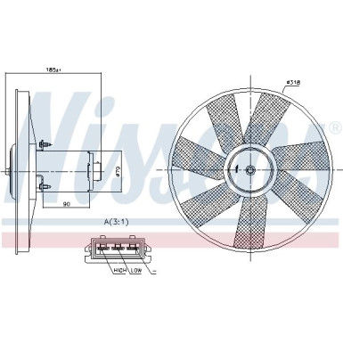 85838 Lüfter, Motorkühlung