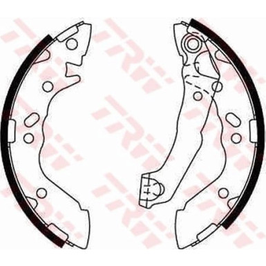 GS8659 Bremsbackensatz