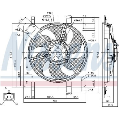85028 Lüfter, Motorkühlung 85028 Lüfter, Motorkühlung