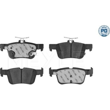 Meyle Bremsbelagsatz, Scheibenbremse MEYLE-PD: Advanced performance and design 025 222 3116/PD