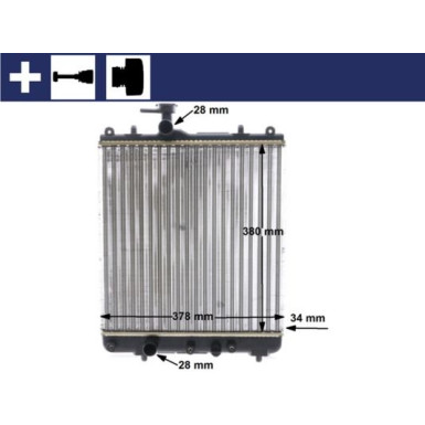 Mahle | Kühler, Motorkühlung | CR 1514 000S