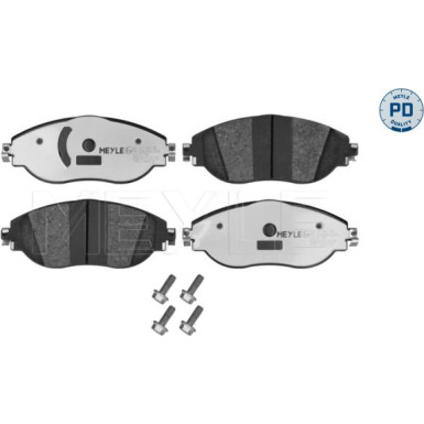 Meyle Bremsbelagsatz, Scheibenbremse MEYLE-PD: Advanced performance and design 025 247 3821/PD