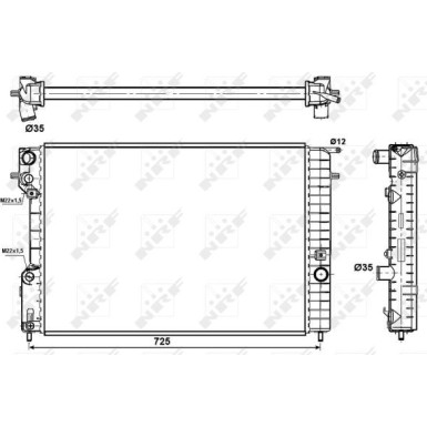 509689 Kühler, Motorkühlung EASY FIT