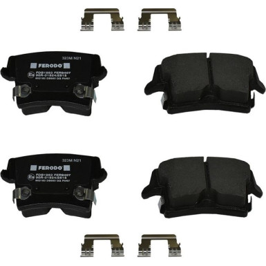 Ferodo | Bremsbelagsatz, Scheibenbremse | FDB1953