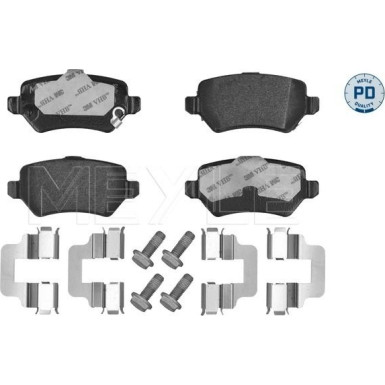 Meyle Bremsbelagsatz, Scheibenbremse MEYLE-PD: Advanced performance and design 025 234 1715/PD