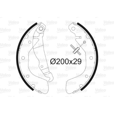 562077 Bremsbackensatz