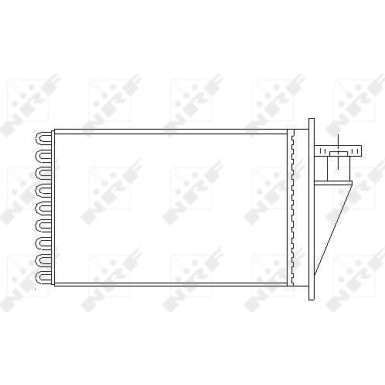 53565 Wärmetauscher, Innenraumheizung EASY FIT