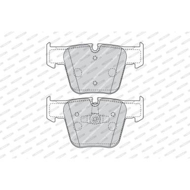 FDB4412 Bremsbelagsatz, Scheibenbremse PREMIER ECO FRICTION