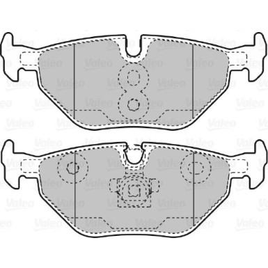 598753 Bremsbelagsatz, Scheibenbremse