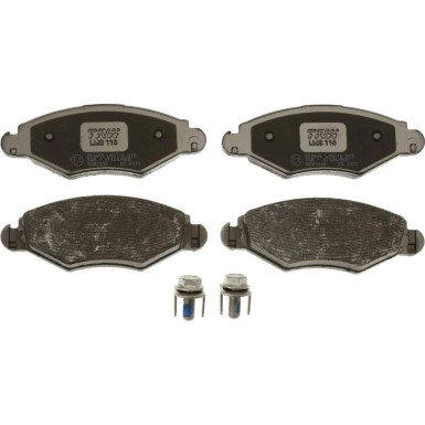 GDB1500 Bremsbelagsatz, Scheibenbremse COTEC