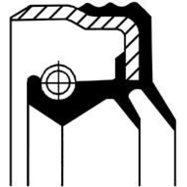 12033886B Wellendichtring, Radnabe