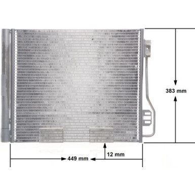 AC 488 000S Kondensator, Klimaanlage BEHR
