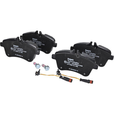 Delphi | Bremsbelagsatz, Scheibenbremse | LP1938