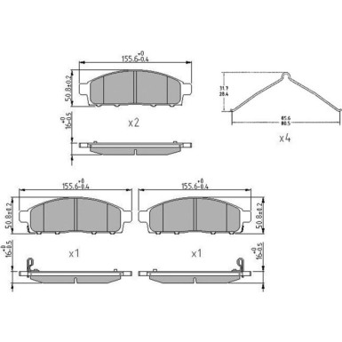FDB5226 Bremsbelagsatz, Scheibenbremse PREMIER ECO FRICTION