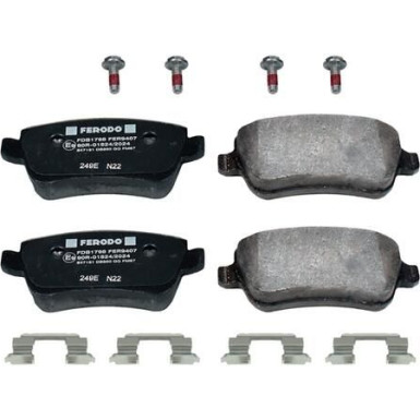 Ferodo | Bremsbelagsatz, Scheibenbremse | FDB1798