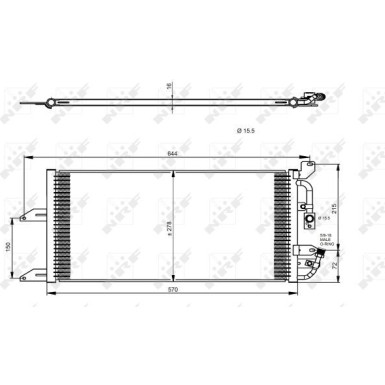 35335 Kondensator, Klimaanlage EASY FIT