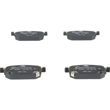 ATE | Bremsensatz, Scheibenbremse | 24.0109-0181.1, 13.0460-2645.2