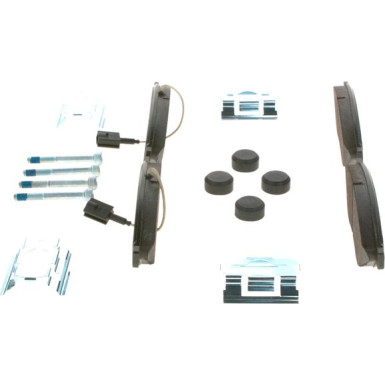 BOSCH | Bremsbelagsatz, Scheibenbremse | 0 986 494 591