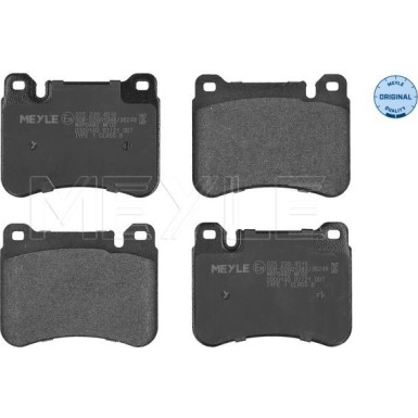 025 239 4516 Bremsbelagsatz, Scheibenbremse MEYLE-ORIGINAL: True to OE.
