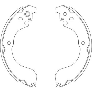 GS8813 Bremsbackensatz GS8813 Bremsbackensatz