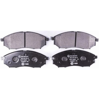 Hella Pagid | Bremsbelagsatz, Scheibenbremse | 8DB 355 013-141