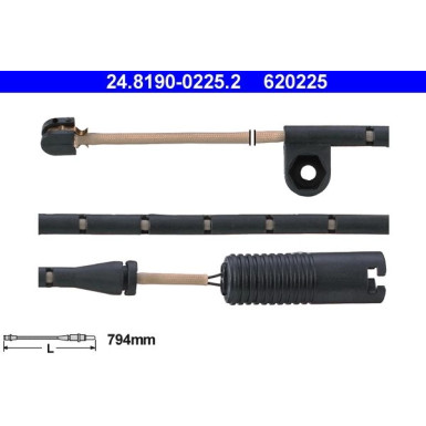 24.8190-0225.2 Warnkontakt, Bremsbelagverschleiß