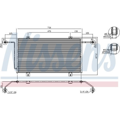 94326 Kondensator, Klimaanlage 94326 Kondensator, Klimaanlage