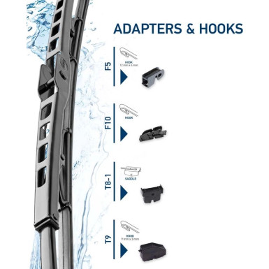 Hella Wischblatt Scheibenwischer Truck 9XW 184 107-241