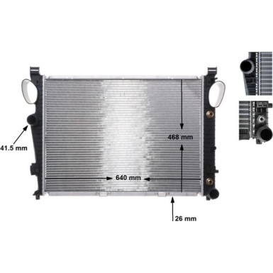 CR 304 000S Kühler, Motorkühlung BEHR