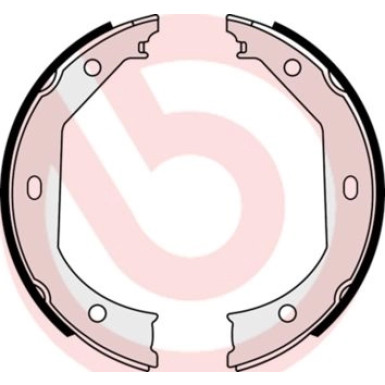 Brembo Bremsbackensatz, Feststellbremse ESSENTIAL LINE S 06 509