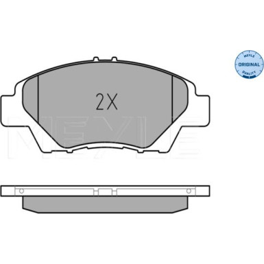 025 249 7915/W Bremsbelagsatz, Scheibenbremse MEYLE-ORIGINAL: True to OE.