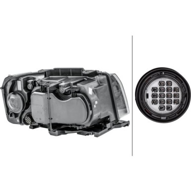 Hella 2 x HELLA Hauptscheinwerfer 1LJ 354 813-131