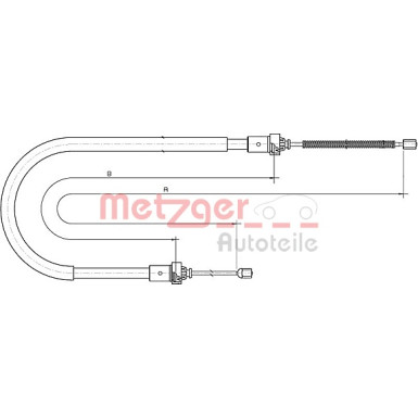 10.6892 Seilzug, Feststellbremse 10.6892 Seilzug, Feststellbremse
