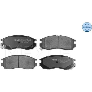 Meyle Bremsbelagsatz, Scheibenbremse MEYLE-ORIGINAL: True to OE 025 216 4716/W