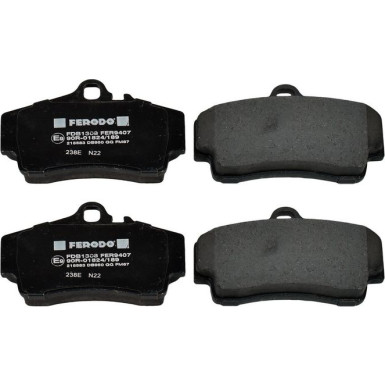 Ferodo | Bremsbelagsatz, Scheibenbremse | FDB1308