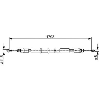 1 987 482 550 Seilzug, Feststellbremse