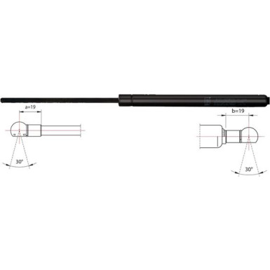 2110465 Gasfeder, Koffer-/Laderaum