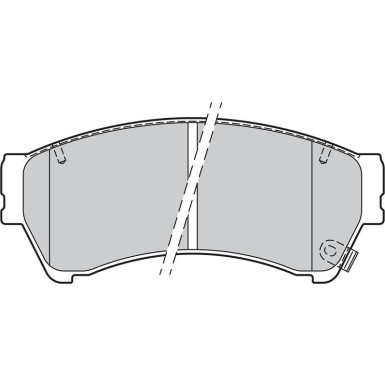 Valeo Bremsbelagsatz, Scheibenbremse ESSENTIAL 301071