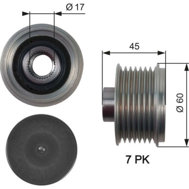 OAP7136 Generatorfreilauf DriveAlign™