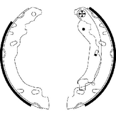 91064600 Bremsbackensatz