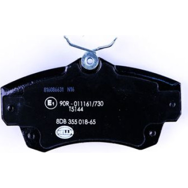 Hella | Bremsbelagsatz, Scheibenbremse | 8DB 355 018-651