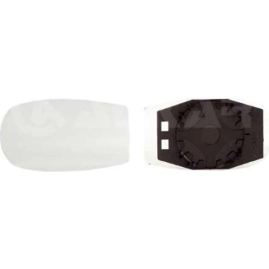 2 x ALKAR Spiegelglas, Außenspiegel | 6403349