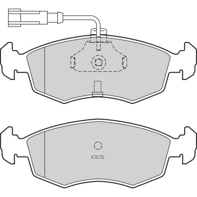 Valeo Bremsbelagsatz, Scheibenbremse ESSENTIAL 302330