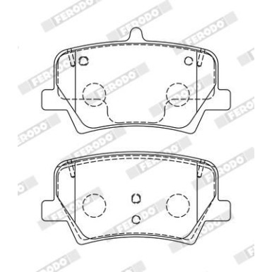 Ferodo | Bremsbelagsatz, Scheibenbremse | FDB5157 Ferodo | Bremsbelagsatz, Scheibenbremse | FDB5157